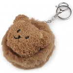 Prima-obchod Plyšové kosmetické zrcátko / přívěsek na kabelku medvěd, kapybara, barva 2 béžová medvěd – Zbozi.Blesk.cz