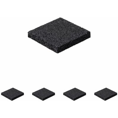Walteco Antivibrační podložka 100x100x15mm Množství: 5 ks , 5701BP1 – HobbyKompas.cz