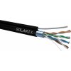 síťový kabel Solarix 27655195 FTP 4x2x0,5 CAT5E PE samonosný, cívka, 305m