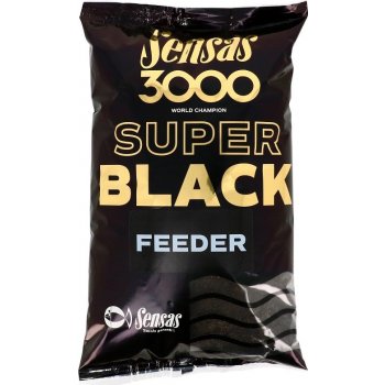 Sensas krmení 3000 SUPER BLACK 1kg feeder