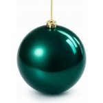 DECOLED Velká vánoční koule 20 cm, paví zelená lesklá, plastová baňka, UV – Hledejceny.cz