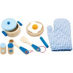 Viga dřevěné nádobí snídaně modrá – Sleviste.cz