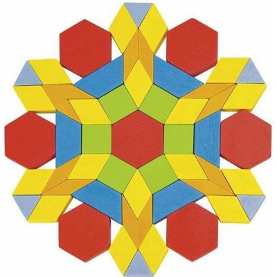 Goki Mozaika Dřevěná v kyblíku 250 ks – Zboží Mobilmania