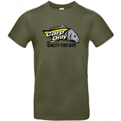 CARP ONLY Tričko s krátkým rukávem Exact Khaki – Hledejceny.cz