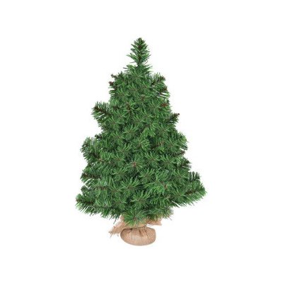 Vánoční stromek z jutového podstavce CM25026-3, 60 cm - A COSTWAY – Hledejceny.cz