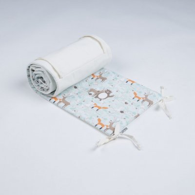 Tulimese Mantinel do postýlky lesní partička smetanový – Sleviste.cz