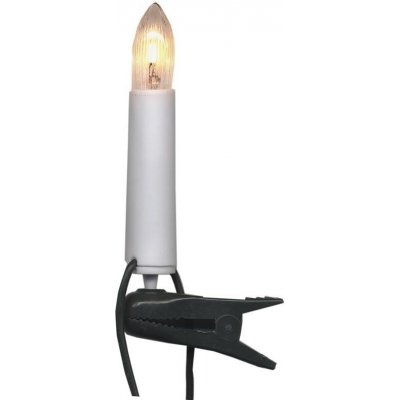 Star Trading Elektrické svíčky na stromeček 16 světel | bílá zelený – Zboží Mobilmania