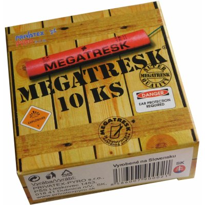 MEGATRESK EXPLO set škrtacích petard 10 ks – Zboží Mobilmania