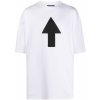 Pánské Tričko Balenciaga Arrow White tričko Bílá