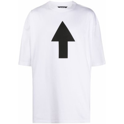 Balenciaga Arrow white tričko Bílá