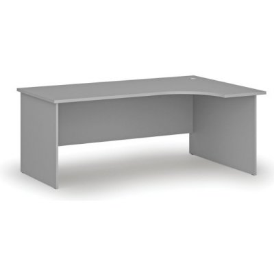 PRIMO Kancelářský rohový pracovní stůl GRAY, 1800 x 1200 mm, pravý, šedá
