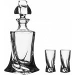 Crystalite Bohemia Quadro likér set 6 1 likérky 50 ml – Sleviste.cz
