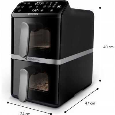 Philips Airfryer Dual Basket 4000 NA461/00 – Hledejceny.cz