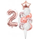 Balónkový set 2.narozeniny rosegold – Zboží Dáma