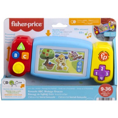 Fisher-Price Zábavná herní konzole CZ/SK/EN/HU/PL HNN39 – Zboží Mobilmania