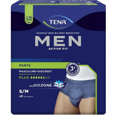 TENA Men Pants Plus M 9 ks – Sleviste.cz
