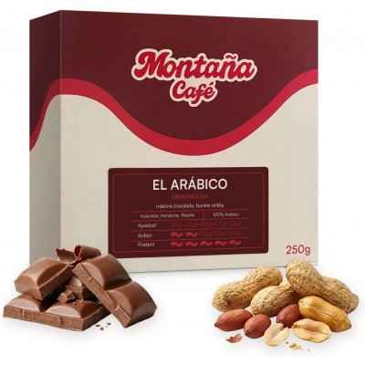 Café Montaña El Arábico zrnková 250 g – Hledejceny.cz