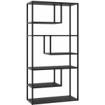 Tectake 405379 regál Venda černý – Sleviste.cz