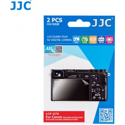 JJC LCP-G7X ochranná fólie LCD pro Canon PowerShot G5X MarkII, G9 X MarkII – Hledejceny.cz