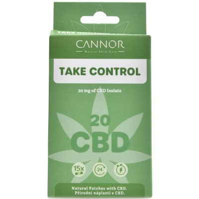 Cannor Přírodní náplasti CBD Take control 15 ks – Zbozi.Blesk.cz