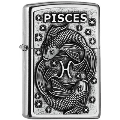 Zippo Pisces Zodiac Emblem 25548 – Zboží Mobilmania