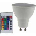 ACA žárovka LED 5W GU10 3000K+RGB PAR16 100st. GU105RGBWN – Hledejceny.cz