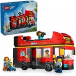 LEGO® City 60407 Červený dvoupodlažní vyhlídkový autobus – Zbozi.Blesk.cz