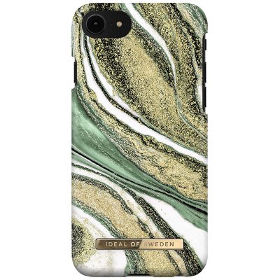 Pouzdro iDeal of Sweden iPhone 8+/7+/6+/6s+ - Cosmic Green Swirl – Zboží Mobilmania