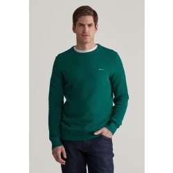 Gant Cotton Pique C-neck zelená