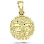 Lillian Vassago Zlatý přívěsek znamení Blíženci LLV03 GP001 – Hledejceny.cz