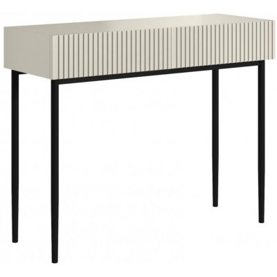 Bogart toaletní stolek Nicole 100 cm se zásuvkami kašmír černé nohy – Zboží Mobilmania