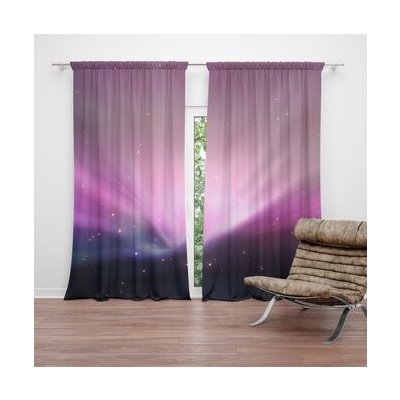 Sablio Závěs Fialová záře: 2ks 140x250cm – Hledejceny.cz
