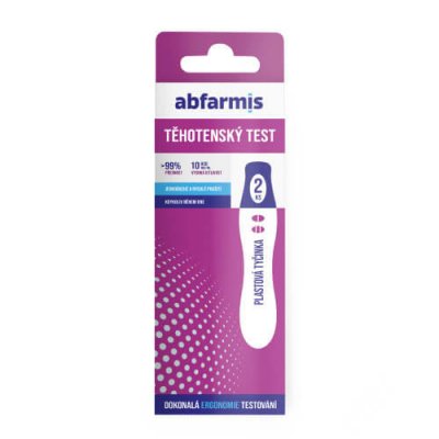 Abfarmis Těhotenský test testovací tyčinky 2 ks – Zboží Mobilmania