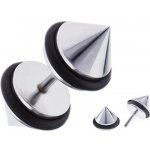 Šperky eshop kuželový fake plug do ucha z chirurgické oceli PC34.18 – Sleviste.cz