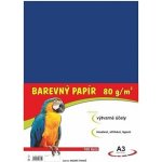 Papír barevný A3 80 g tmavý modrý – Sleviste.cz