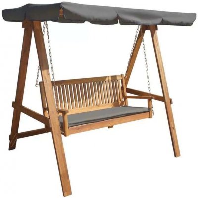 ASKO Zahradní houpačka CANNES dvoumístná akácie – Zboží Mobilmania