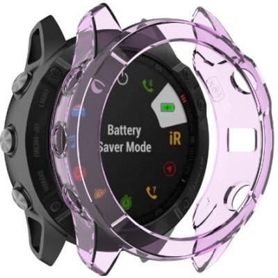 PROTEMIO 70771 TPU HALF COVER Kryt pre Garmin Fenix 6X / 6X Pro fialový