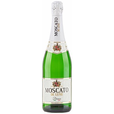 Moscato De Luxe Bianco 8% 0,75 l (holá láhev) – Zboží Dáma