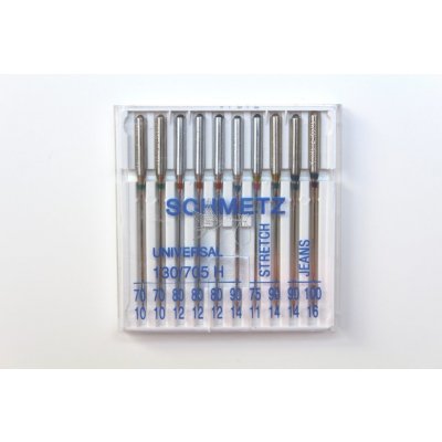 Schmetz jehly Combi box Universal 70,80,90, Stretch 75,90, Jeans 90,100 – Hledejceny.cz