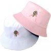 Klobouk Camerazar Bucket Hat s Zmrzlinovým Razítkem bílá/růžová