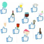 Rekvizity do fotokoutku - Facebook Like – Zboží Dáma