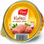 Viva kuřecí ve vlastní šťávě 120 g – Sleviste.cz