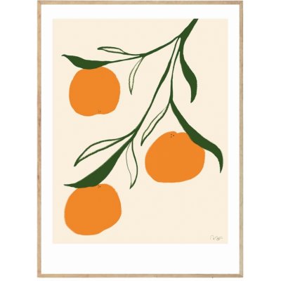 THE POSTER CLUB Autorský mini plakát Orange by Anna Mörner A5, oranžová barva, papír – Zboží Mobilmania