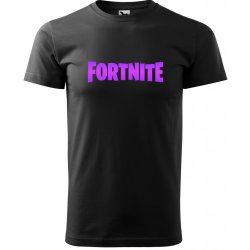 Sablio tričko s potiskem Fortnite Pink černé