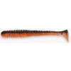 Návnada a nástraha Crazy Fish Vibro Worm Floating 8,5cm 3,25g 8D Orange Coffee 5ks