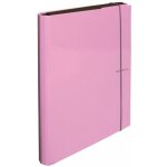 Karton P+P 3 klopy A4 lamino s gumou Pastelini růžové 7-32919 – Zboží Dáma