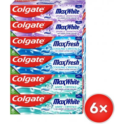 Colgate Max White Mix 6 × 75 ml – Hledejceny.cz