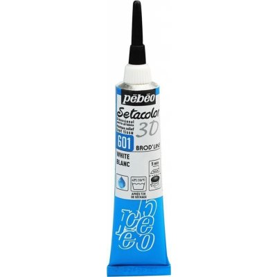 Setacolor 3D kontura na textil 20 ml bílá – Zboží Dáma