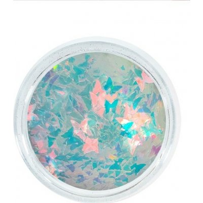 Aglia EXTREME OPAL BUTTERFLY glitry na nehty 1 g – Hledejceny.cz