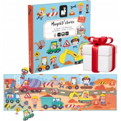 Janod Magnetistories Na stavbe – Zboží Dáma